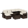 Set sofás de jardín 8 piezas y cojines ratán sintético marrón de , Conjuntos de jardín - Ref: Foro24-3268073, Precio: 565,58 ...