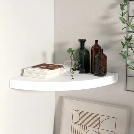 Estante flotante de esquina MDF blanco 35x35x3,8 cm de vidaXL, Estantes y estanterías - Ref: Foro24-323916, Precio: 29,04 €, ...