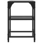 Mesas de centro 2 uds acero y tapa de vidrio negro 30x30x45 cm de , Mesas de centro - Ref: Foro24-846001, Precio: 48,52 €, De...