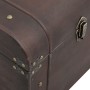 Cofre con pestillos contrachapada marrón 90x50x39,5 cm de , Baúles de almacenamiento - Ref: Foro24-4010549, Precio: 127,05 €,...