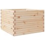 Jardinera de madera maciza de pino 70x70x46 cm de , Maceteros y jardineras - Ref: Foro24-3282414, Precio: 141,45 €, Descuento: %