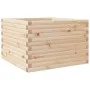 Jardinera de madera maciza de pino 70x70x46 cm de , Maceteros y jardineras - Ref: Foro24-3282414, Precio: 139,07 €, Descuento: %