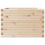 Jardinera de madera maciza de pino 70x70x46 cm de , Maceteros y jardineras - Ref: Foro24-3282414, Precio: 139,07 €, Descuento: %