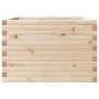 Jardinera de madera maciza de pino 70x70x46 cm de , Maceteros y jardineras - Ref: Foro24-3282414, Precio: 139,07 €, Descuento: %