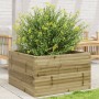 Jardinera de madera de pino impregnada 80x80x46 cm de , Maceteros y jardineras - Ref: Foro24-3282423, Precio: 165,82 €, Descu...