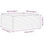 Jardinera madera maciza de pino blanco 110x110x46 cm de , Maceteros y jardineras - Ref: Foro24-3282435, Precio: 244,11 €, Des...