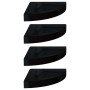 Estantes flotantes esquina 4 uds MDF negro brillo 25x25x3,8 cm de vidaXL, Estantes y estanterías - Ref: Foro24-323891, Precio...