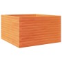 Jardinera madera maciza de pino marrón cera 80x80x46 cm de , Maceteros y jardineras - Ref: Foro24-3282421, Precio: 183,40 €, ...