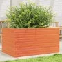 Jardinera de madera maciza pino marrón cera 90x60x46 cm de , Maceteros y jardineras - Ref: Foro24-3282456, Precio: 175,29 €, ...