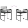 Set de comedor de jardín 11 pzas ratán sintético negro de , Conjuntos de jardín - Ref: Foro24-3295044, Precio: 500,44 €, Desc...