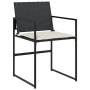 Set comedor de jardín con cojines 13 pzas ratán sintético negro de , Conjuntos de jardín - Ref: Foro24-3295065, Precio: 746,4...