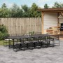 Set comedor de jardín con cojines 13 pzas ratán sintético negro de , Conjuntos de jardín - Ref: Foro24-3295012, Precio: 891,6...
