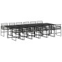 Set comedor de jardín con cojines 13 pzas ratán sintético negro de , Conjuntos de jardín - Ref: Foro24-3295012, Precio: 891,6...