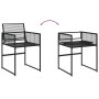 Set de comedor de jardín 15 pzas ratán sintético negro de , Conjuntos de jardín - Ref: Foro24-3295046, Precio: 813,34 €, Desc...