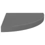 Corner floating shelves 4 pcs glossy gray MDF 35x35x3.8 cm by vidaXL, Shelves and shelves - Ref: Foro24-323915, Price: 57,29 ...