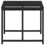 Taburetes de jardín 4 unidades ratán sintético negro de , Otomanas de exterior - Ref: Foro24-4008579, Precio: 80,88 €, Descue...
