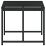 Taburetes de jardín 4 unidades ratán sintético negro de , Otomanas de exterior - Ref: Foro24-4008579, Precio: 82,32 €, Descue...