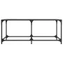 Mesa de centro superficie de vidrio acero negra 98,5x50x40 cm de , Mesas de centro - Ref: Foro24-845979, Precio: 47,63 €, Des...
