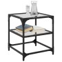 Mesa de centro superficie de vidrio 2 uds acero 40x40x45 cm de , Mesas de centro - Ref: Foro24-846003, Precio: 53,43 €, Descu...