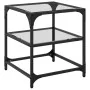 Mesa de centro superficie de vidrio 2 uds acero 40x40x45 cm de , Mesas de centro - Ref: Foro24-846003, Precio: 52,78 €, Descu...
