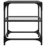 Mesa de centro superficie de vidrio 2 uds acero 40x40x45 cm de , Mesas de centro - Ref: Foro24-846003, Precio: 52,78 €, Descu...