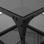 Mesa de centro superficie de vidrio acero negra 50x50x45 cm de , Mesas de centro - Ref: Foro24-846008, Precio: 41,14 €, Descu...