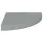 323922 Floating Corner Shelf Grey 35x35x3,8 cm MDF de vidaXL, Estantes y estanterías - Ref: Foro24-323922, Precio: 22,61 €, D...