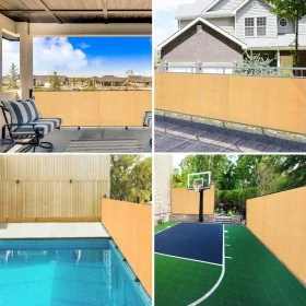Red de privacidad HDPE arena 2x10 m 75 g/m² de , Sombrillas - Ref: Foro24-4003827, Precio: 25,97 €, Descuento: %