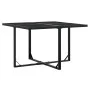 Juego de comedor de jardín 5 pzas con cojines textileno negro de , Conjuntos de jardín - Ref: Foro24-3295073, Precio: 258,01 ...