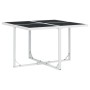 Juego de comedor de jardín 5 pzas con cojines textilene blanco de , Conjuntos de jardín - Ref: Foro24-3295103, Precio: 261,81...