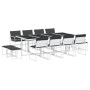 Juego de comedor de jardín 13 pzas con cojines textilene blanco de , Conjuntos de jardín - Ref: Foro24-3295115, Precio: 601,8...