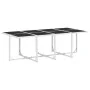 Juego de comedor de jardín 13 pzas con cojines textilene blanco de , Conjuntos de jardín - Ref: Foro24-3295115, Precio: 594,3...