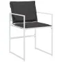 Juego de comedor de jardín 13 pzas con cojines textilene blanco de , Conjuntos de jardín - Ref: Foro24-3295115, Precio: 594,3...