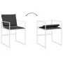 Juego de comedor de jardín 13 pzas con cojines textilene blanco de , Conjuntos de jardín - Ref: Foro24-3295115, Precio: 594,3...