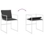 Juego de comedor de jardín 13 pzas con cojines textilene blanco de , Conjuntos de jardín - Ref: Foro24-3295115, Precio: 601,8...