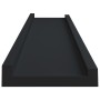 Repisa para marcos de fotos 2 uds MDF negro 40x9x3 cm de vidaXL, Estantes y estanterías - Ref: Foro24-323931, Precio: 16,13 €...