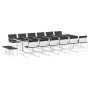 Juego de comedor de jardín 17 pzas con cojines textilene blanco de , Conjuntos de jardín - Ref: Foro24-3295117, Precio: 886,1...