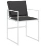 Juego de comedor de jardín 17 pzas con cojines textilene blanco de , Conjuntos de jardín - Ref: Foro24-3295117, Precio: 886,1...