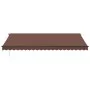 Toldo retráctil automático con luces LED marrón 500x300 cm de , Toldos - Ref: Foro24-3310219, Precio: 622,38 €, Descuento: %