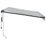 Toldo retráctil automático gris antracita y blanco 300x250 cm de , Toldos - Ref: Foro24-3310225, Precio: 342,18 €, Descuento: %
