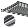 Toldo retráctil manual con luz LED antracita y blanco 400x300cm de , Toldos - Ref: Foro24-3310231, Precio: 300,10 €, Descuent...