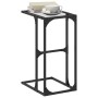 Mesa auxiliar con vidrio transparente acero 40x30x61,5 cm de , Mesas auxiliares - Ref: Foro24-846036, Precio: 29,55 €, Descue...