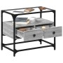 Mueble TV cristal y madera ingeniería gris Sonoma 60x35x51 cm de , Muebles TV - Ref: Foro24-846057, Precio: 61,36 €, Descuent...