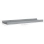 Repisa para marcos de fotos 2 uds MDF gris 40x9x3 cm de vidaXL, Estantes y estanterías - Ref: Foro24-323934, Precio: 17,84 €,...