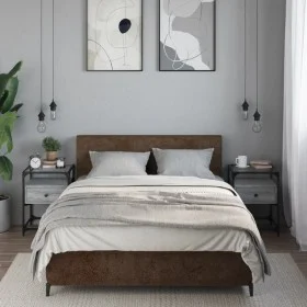 Mesita de noche 2 uds madera ingeniería gris Sonoma 40x40x55 cm de , Mesitas de noche - Ref: Foro24-846081, Precio: 85,00 €, ...