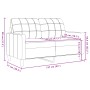 Juego de sofás con cojines 2 piezas terciopelo rosa de , Sofás - Ref: Foro24-3278394, Precio: 563,76 €, Descuento: %