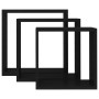 Estantes cubo de pared 3 unidades MDF negro de vidaXL, Estantes y estanterías - Ref: Foro24-323950, Precio: 34,33 €, Descuent...