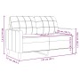 Juego de sofás con cojines 3 piezas terciopelo rosa de , Sofás - Ref: Foro24-3278354, Precio: 731,94 €, Descuento: %