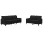 Juego de sofás con cojines 2 piezas terciopelo negro de , Sofás - Ref: Foro24-3278396, Precio: 467,27 €, Descuento: %