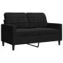 Juego de sofás con cojines 2 piezas terciopelo negro de , Sofás - Ref: Foro24-3278396, Precio: 467,27 €, Descuento: %